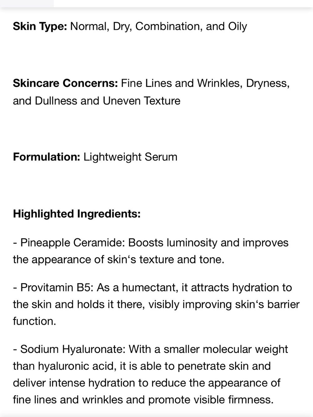 Drunk Elephant B-Hydra Intensive Hydration Serum - Picture 4 of 5